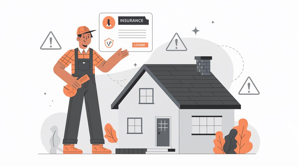 confirm insurance and qualifications