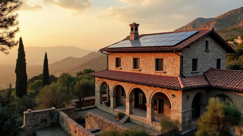 reimagined ancient roman roofs