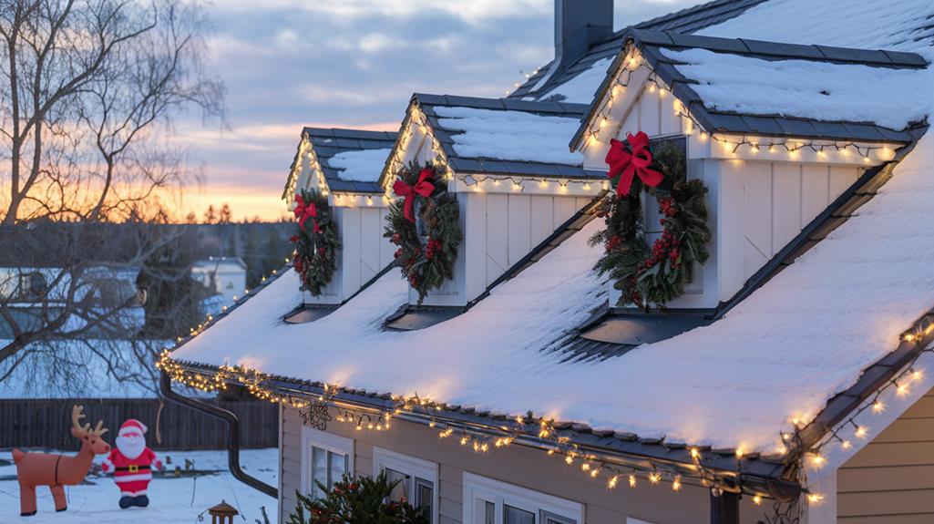 holiday roof decoration safety tips