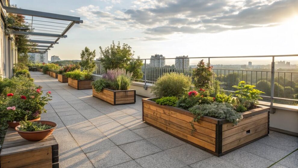 rooftop garden installation benefits